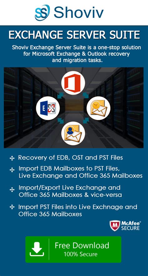 Shoviv Exchange Server Suite