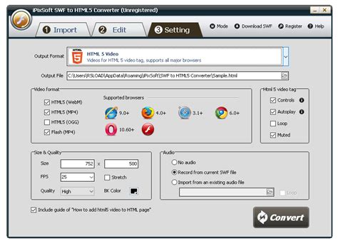 IPixSoft SWF to WMV